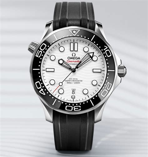 omega seamaster ladies white face|omega seamaster diver white dial.